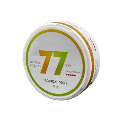 77 Tropical Mint 20mg snus woreczki nikotynowe Tropikalna mięta
