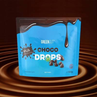 Czekoladki konopne Green Out Choco Drops - Milk